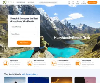 Reccytravel.com(Search, Compare, Plan & Book World’s Best Adventures) Screenshot