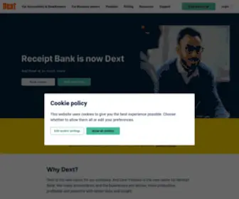 Receipt-Bank.com(Dext’s cloud based software) Screenshot