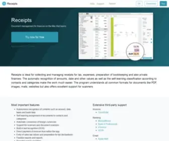 Receipts-APP.com(Receipts Mac App) Screenshot
