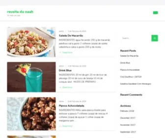 Receitadanaah.online(Só mais um site) Screenshot