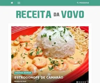 Receitadavovo.com(Receita da Vovo) Screenshot