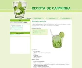 Receitadecaipirinha.com.br(Como Fazer Caipirinha de Limão) Screenshot