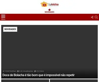 Receitasdatiaadelina.com(Receitas da Tia Adelina) Screenshot