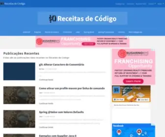 Receitasdecodigo.com.br(Receitas de Código) Screenshot