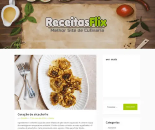Receitasflix.net(Receitasflix) Screenshot