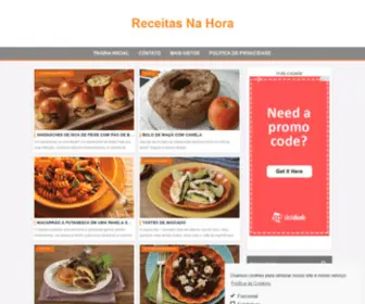 Receitasnahora.com(Receitas Online) Screenshot