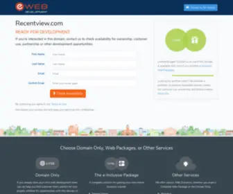 Recentview.com(Recent View) Screenshot