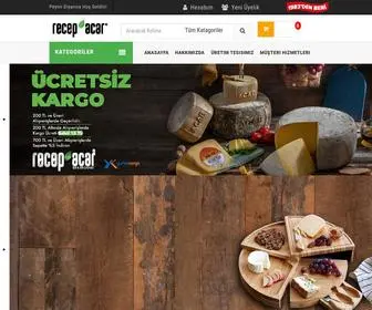 Recepacarsut.com(Recep Acar Doğal Süt Ürünleri) Screenshot