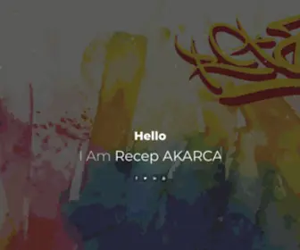 Recepakarca.com(Recep AKARCA) Screenshot