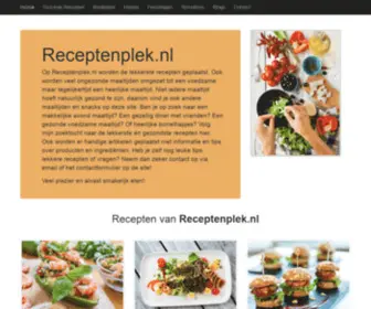 Receptenplek.nl(Ontdek nieuwe Recepten op Receptenplek) Screenshot