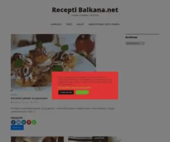 Receptibalkana.net(Receptibalkana) Screenshot