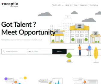 Receptix.uk(Programmatic Job Advertising Platform) Screenshot