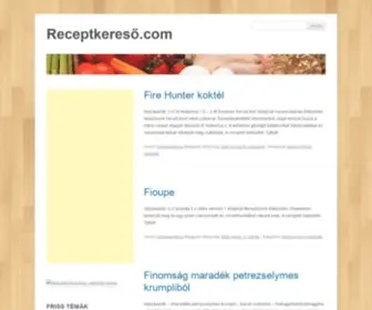 Receptkereso.com(HelloWP) Screenshot