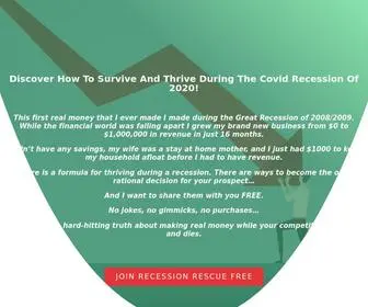 Recessionrescue.co(During The Covid Recession Of 2020) Screenshot