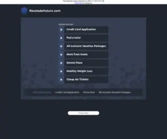 Recetadelfuturo.com(Receta del Futuro) Screenshot