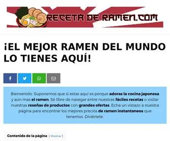 Recetaderamen.com(▷) Screenshot