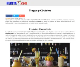 Recetadetragos.com(Recetas de Tragos) Screenshot