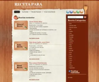 Recetapara.com(Fácil receta para el) Screenshot