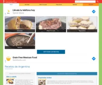 Recetas-Argentinas.com(Recetas de Argentina) Screenshot