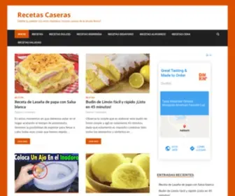 Recetas-Caseras.info(Recetas Caseras) Screenshot