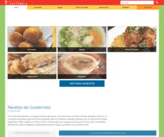 Recetas-Guatemala.com(Recetas de Guatemala) Screenshot