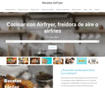 Recetasairfryer.com(Recetas AirFryer) Screenshot