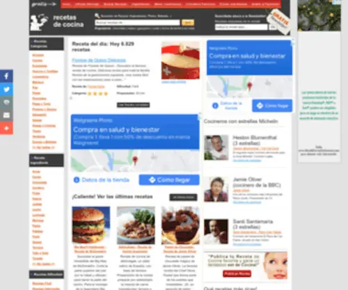 Recetascocina10.com(Recetas de Cocina: todas las Recetas Cocina en Español) Screenshot