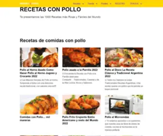 Recetasconpollo.org(Recetas con POLLO) Screenshot