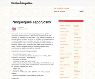 Recetasdeargentina.com.ar(Recetas de Argentina) Screenshot