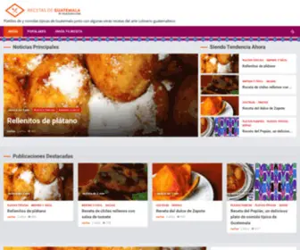 Recetasdeguatemala.com(Recetas de Guatemala) Screenshot