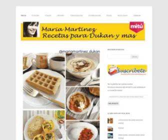 Recetasdukanmariamartinez.com(Adelgaza con recetas fáciles y ricas (por Maria Martinez Dukan)) Screenshot