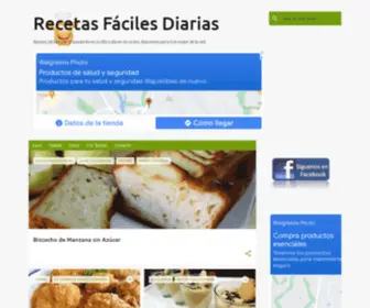 Recetasfacilesdiarias.com(Recetas) Screenshot