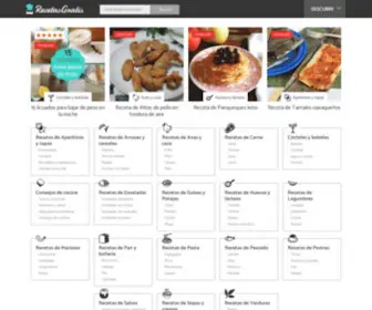 Recetasgratis.net(Recetas de cocina. +20.000 recetas fáciles paso a paso) Screenshot