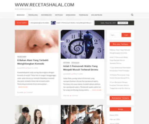 Recetashalal.com(Recetashalal) Screenshot