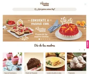 Recetasnestle.com.mx(Recetas de comida fáciles y rápidas) Screenshot