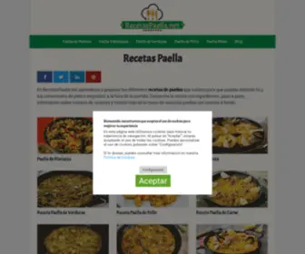 Recetaspaella.net(© 2021) Screenshot