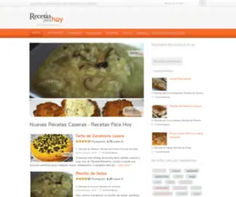 Recetasparahoy.com(Recetas caseras) Screenshot