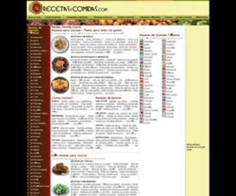 Recetasycomidas.com(RECETAS COMIDAS COCINA) Screenshot