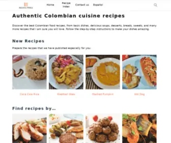 Recetatipica.net(Discover the best Colombian recipes (Quick and easy)) Screenshot