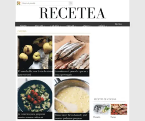 Recetea.com(Recetea) Screenshot