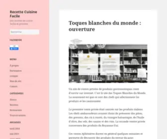 Recette-Cuisine-Facile.fr(Recette Cuisine Facile) Screenshot