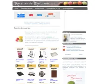 Recette-Macarons.com(Recette de Macaron par Mercotte) Screenshot