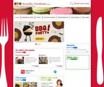 Recette-Parfaite.com(Recettes de cuisine) Screenshot