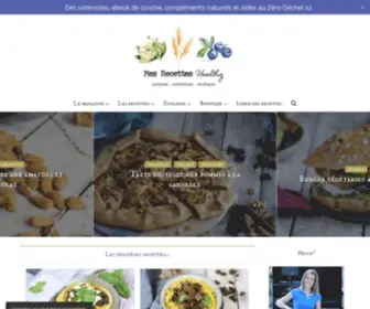 Recettehealthy.com(Blog de cuisine saine et savoureuse) Screenshot