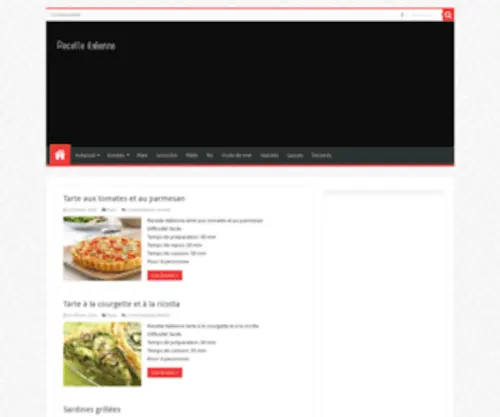 Recetteitalienne.com(Recette Italienne) Screenshot