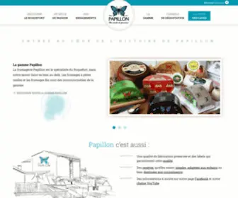 Recetteroquefort.fr(Les recettes Roquefort Papillon) Screenshot