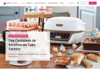 Recettes-Cakesfactory.fr(Recettes Cake Factory) Screenshot