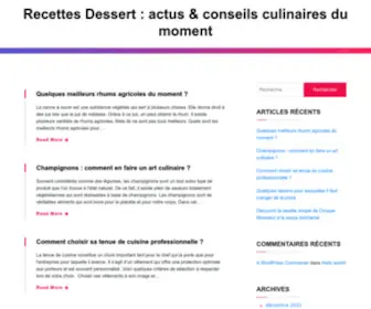 Recettes-Desserts.fr(My WordPress Blog) Screenshot