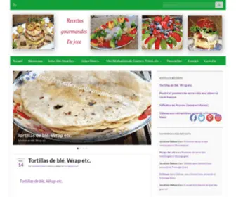 Recettes-Gourmandes-DE-Joce.fr(Recettes Gourmandes De Joce) Screenshot