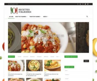 Recettes-Italiennes.org(Recettes Italiennes) Screenshot